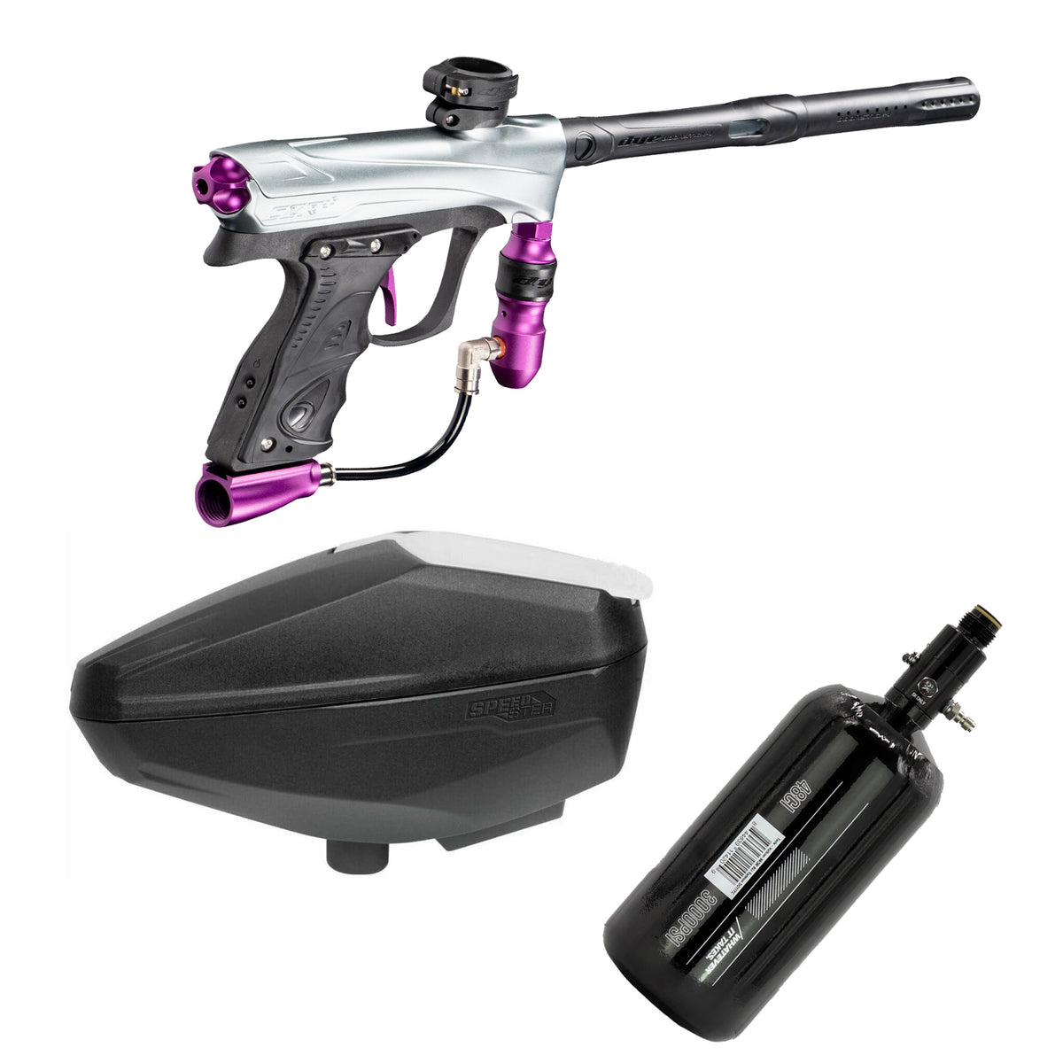 Fun On The Run Paintball DYE CZR+ Core Package paintball pod pack