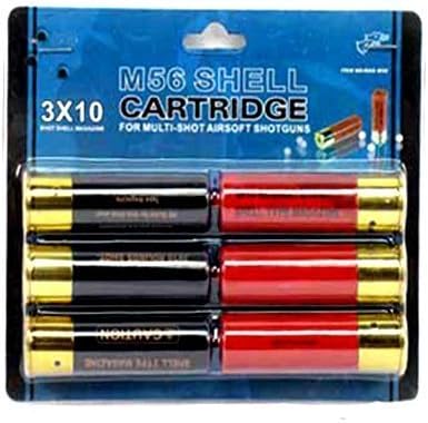 Double Eagle M56 Airsoft Shotgun Tri Burst Shell 6 Pack