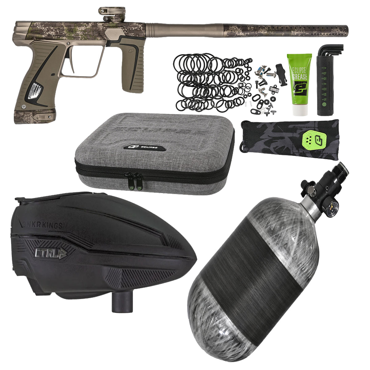 Fun On The Run Paintball Planet Eclipse 180r Pro Package paintball pod pack