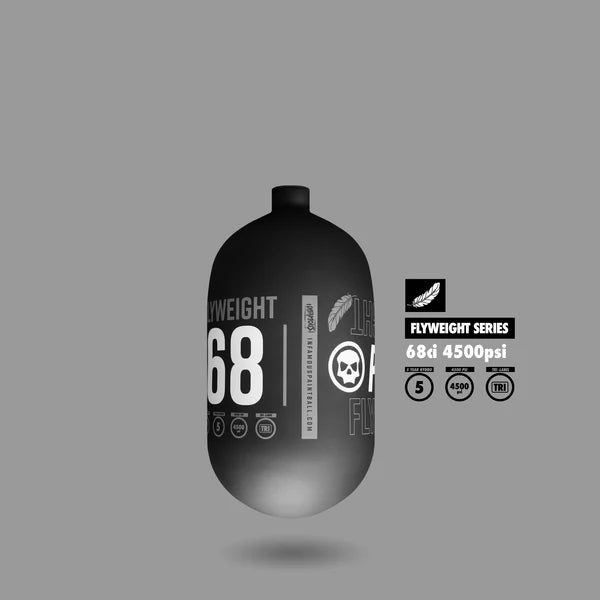 Infamous Paintball Infamous Tank ONLY 68ci paintball air-system gear