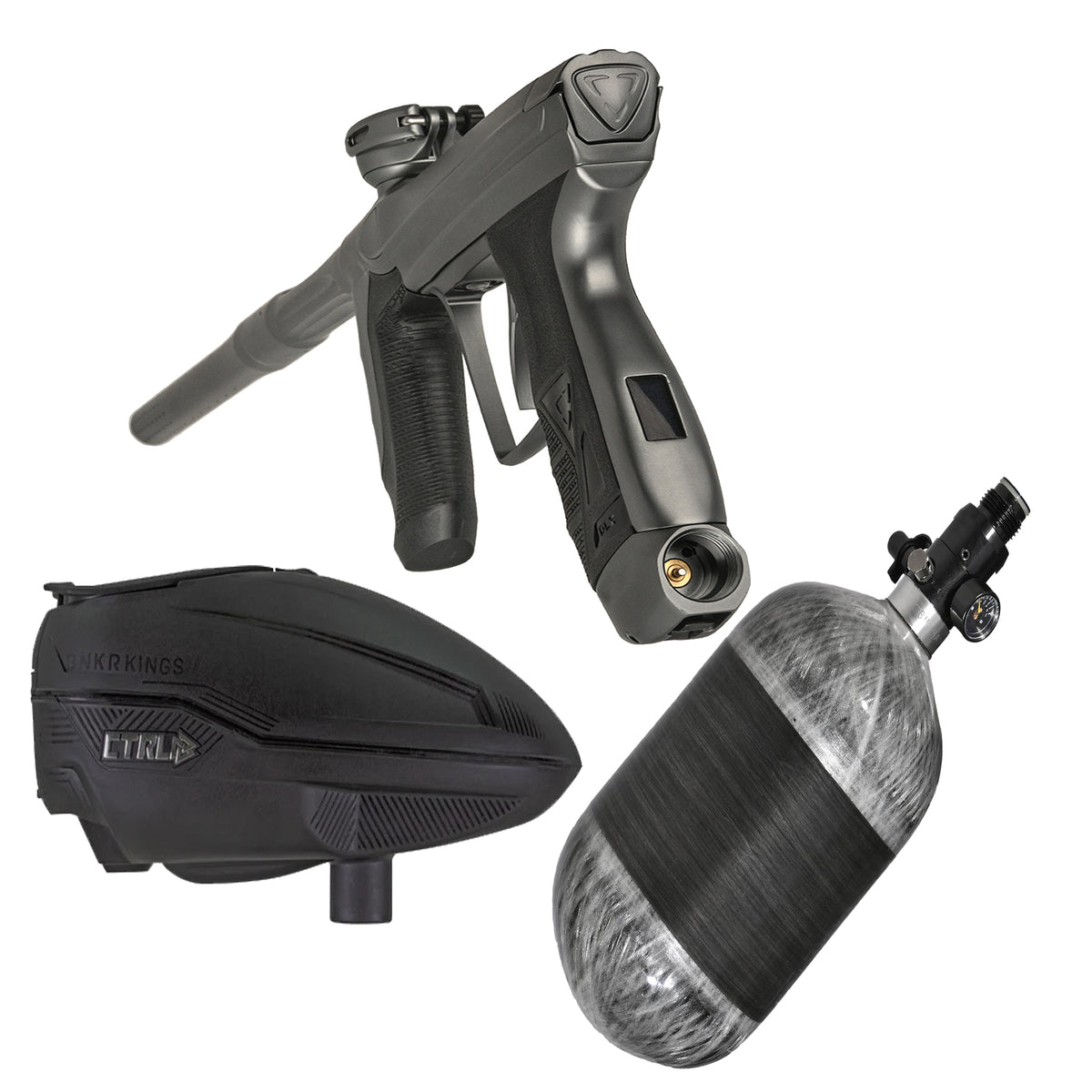 Fun On The Run Paintball DLX Luxe Aire Paintball Pro Package paintball pod pack
