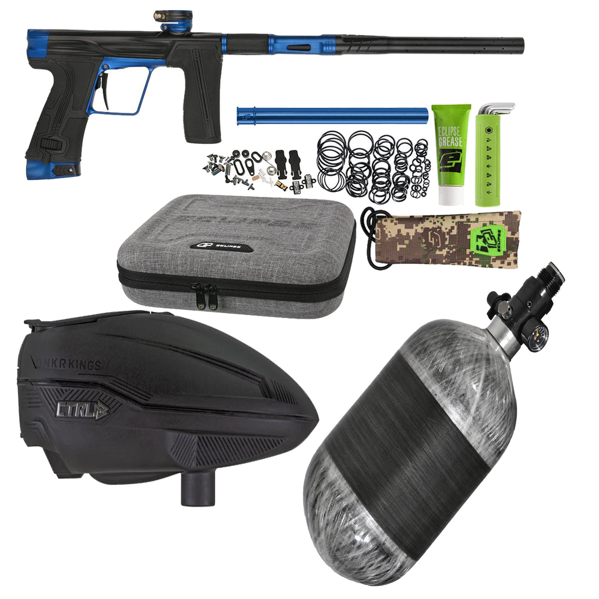 Fun On The Run Paintball Planet Eclipse GEO R5 Pro Package paintball pod pack