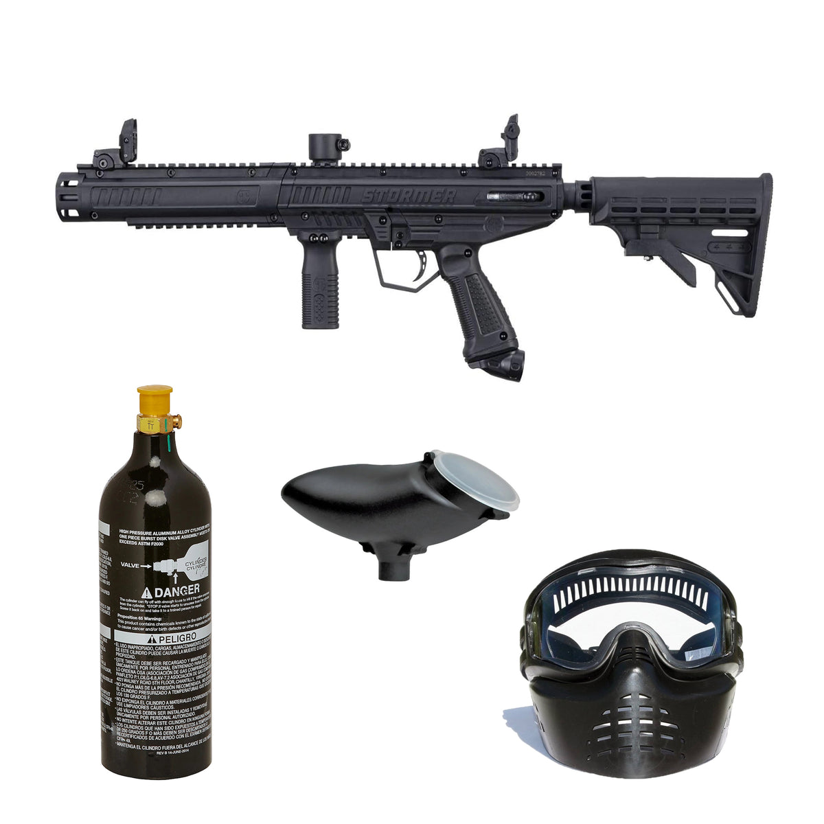 Fun On The Run Paintball Tippmann Stormer Tactical Co2 Package paintball air-system gear