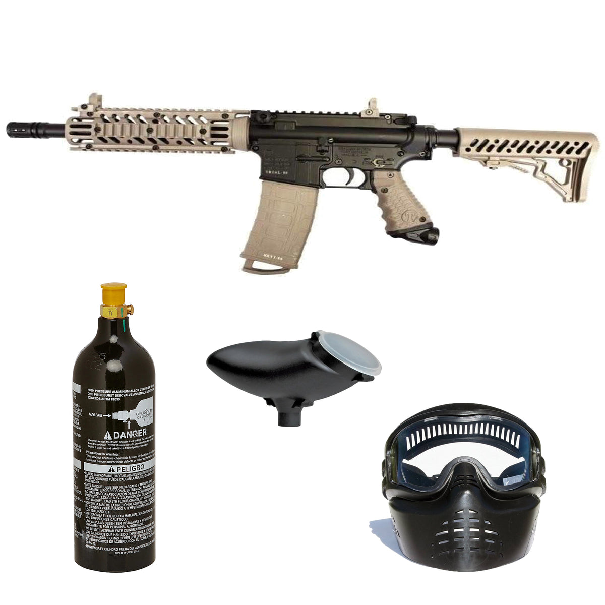Fun On The Run Paintball Tippmann TMC Co2 Package paintball air-system gear