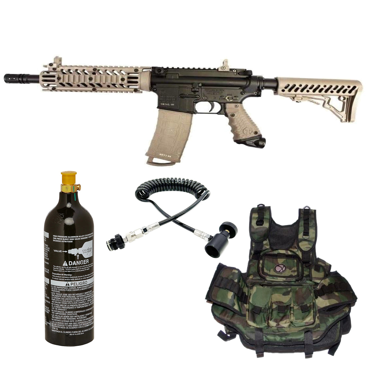 Fun On The Run Paintball Tippmann TMC Magfed Co2 Package paintball air-system gear