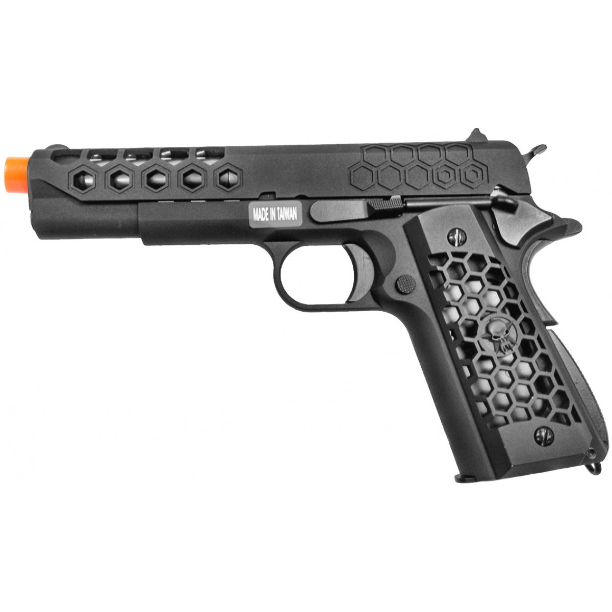 Airsoft Wholesaler WE Tech 1911 Hex Cut Gen. 2 Gas Blowback Airsoft Pistol airsoft gun